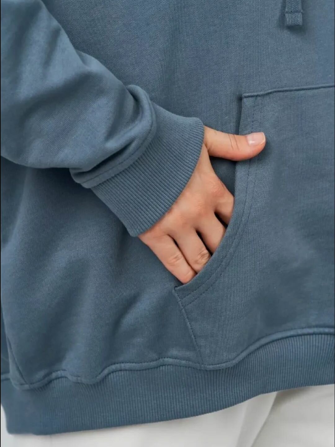 Худи DNZ, размер M, , серо-синий — фото 1