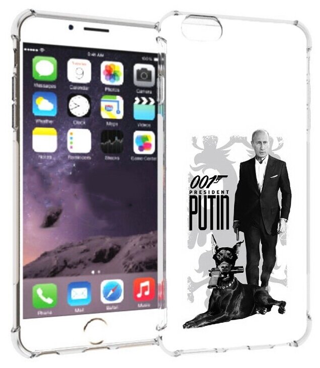 Чехол задняя-панель-накладка-бампер MyPads 001 для iPhone 6 plus/ 6S plus 5.5 (Айфон 6/6С+ плюс) противоударный