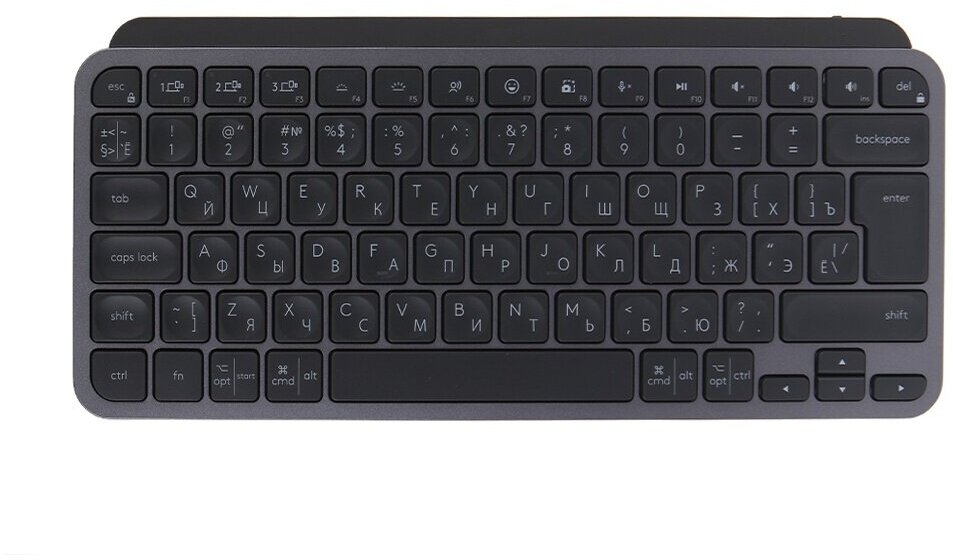 Клавиатура Logitech MX Keys Mini Minimalist Wireless lluminated Keyboard Graphite 920-010501