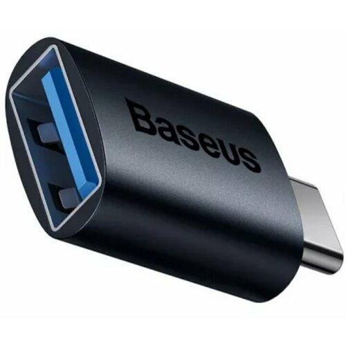Адаптер-переходник Baseus Ingenuity Series Mini OTG Adaptor Type-C to USB-A 31 Blue ZJJQ000003 переходник type c на usb и на aux для розетки hdmi vga на айфон 84000₽