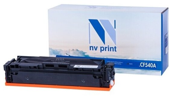 Тонер-картридж NV Print CF540A Black для Hewlett-Packard Color LaserJet Pro M254dw/M254nw/MFP M280nw/M281fdn/M281fdw (1400k)