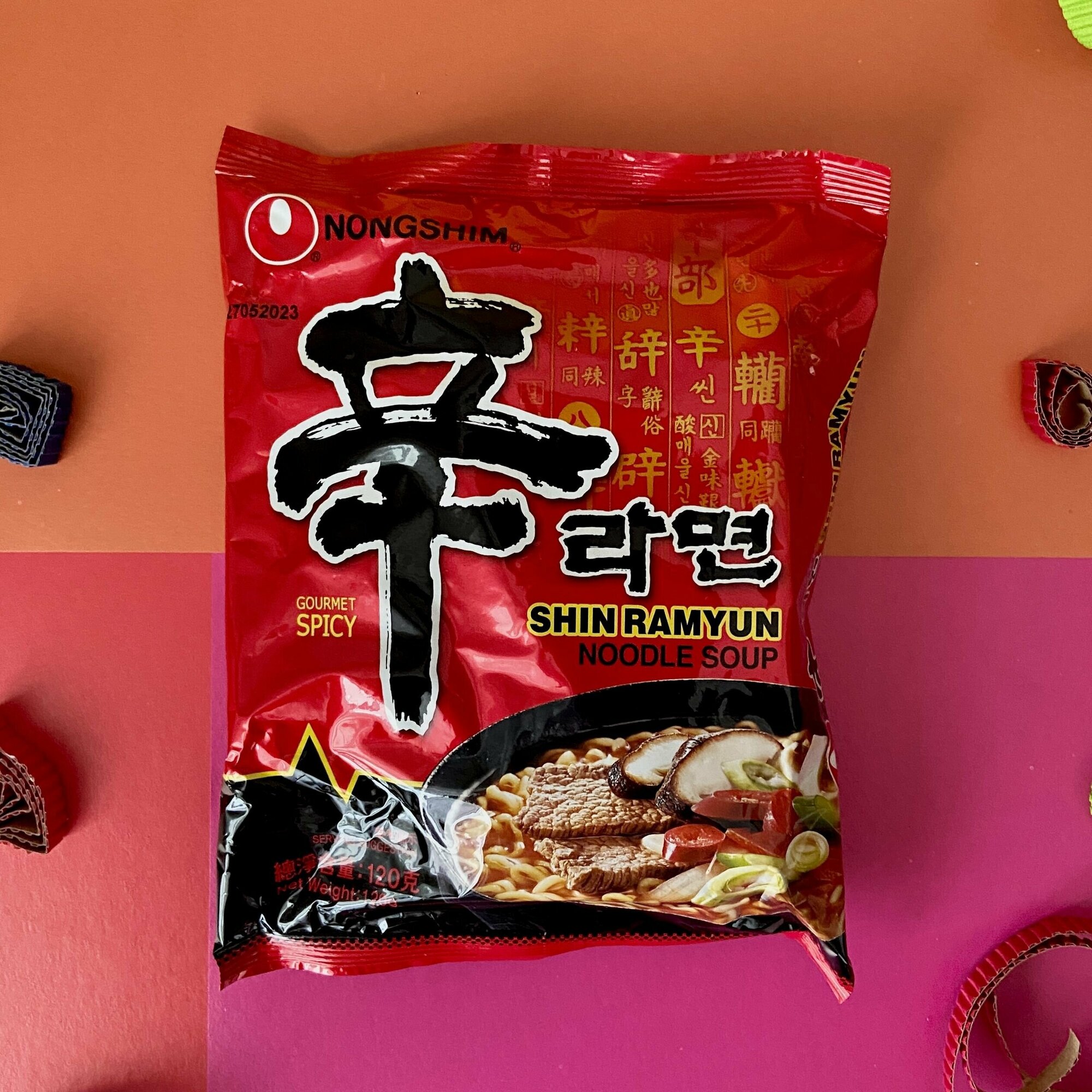 SHIN RAMYUN лапша быстрого приготовления шин рамен со вкусом грибов 120 г х 1 шт