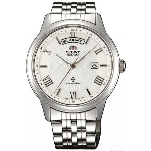 Наручные часы ORIENT Orient Automatic SEV0P002WH, белый, серебряный