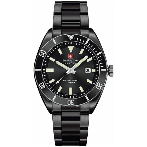 Наручные часы Swiss Military Hanowa 06-5214.13.007, черный швейцарские наручные часы l duchen d791 21 33