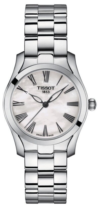 Наручные часы TISSOT T-Lady, серебряный, белый