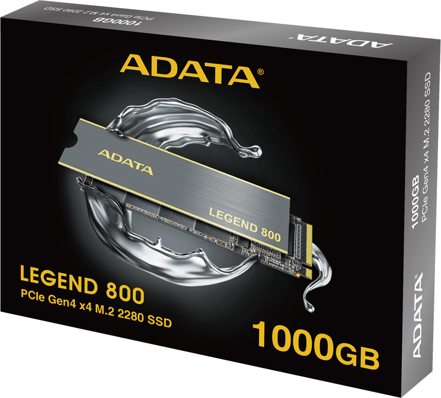 Накопитель SSD A-Data PCI-E 4.0 x4 1Tb ALEG-800-1000GCS Legend 800