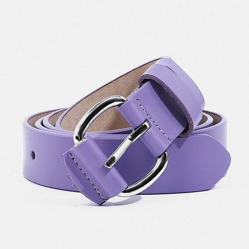 фото Ремень сима-ленд, размер 105, сиреневый сима-лэнд