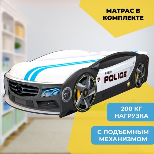 Кровать-машина полиция 