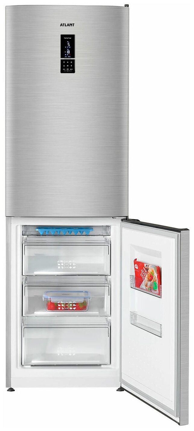Холодильник Atlant 4621-149 ND нержавеющая сталь - фотография № 4