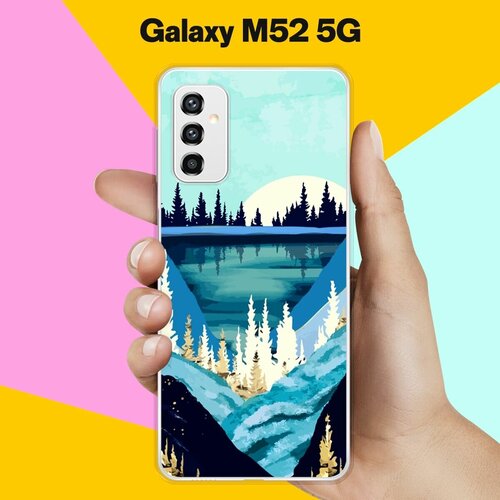 Силиконовый чехол на Samsung Galaxy M52 5G Пейзаж 10 / для Самсунг Галакси М52