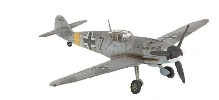 Сборная модель ZVEZDA Немецкий истребитель Мессершмитт Bf-109F2 (сборка без клея), 1/72