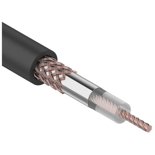 Коаксиальный кабель Rexant RG-58 A/U, (64%), 50 Ом, 100м., черный (01-2003)