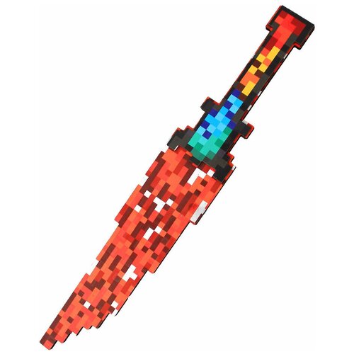фото Нож пиксель mini красный 24 см (дерево) кубикрум