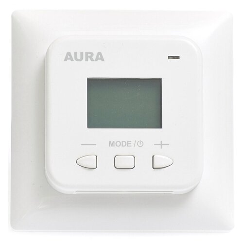 Терморегулятор AURA LTC 440 белый терморегулятор aura ltc 230 cream