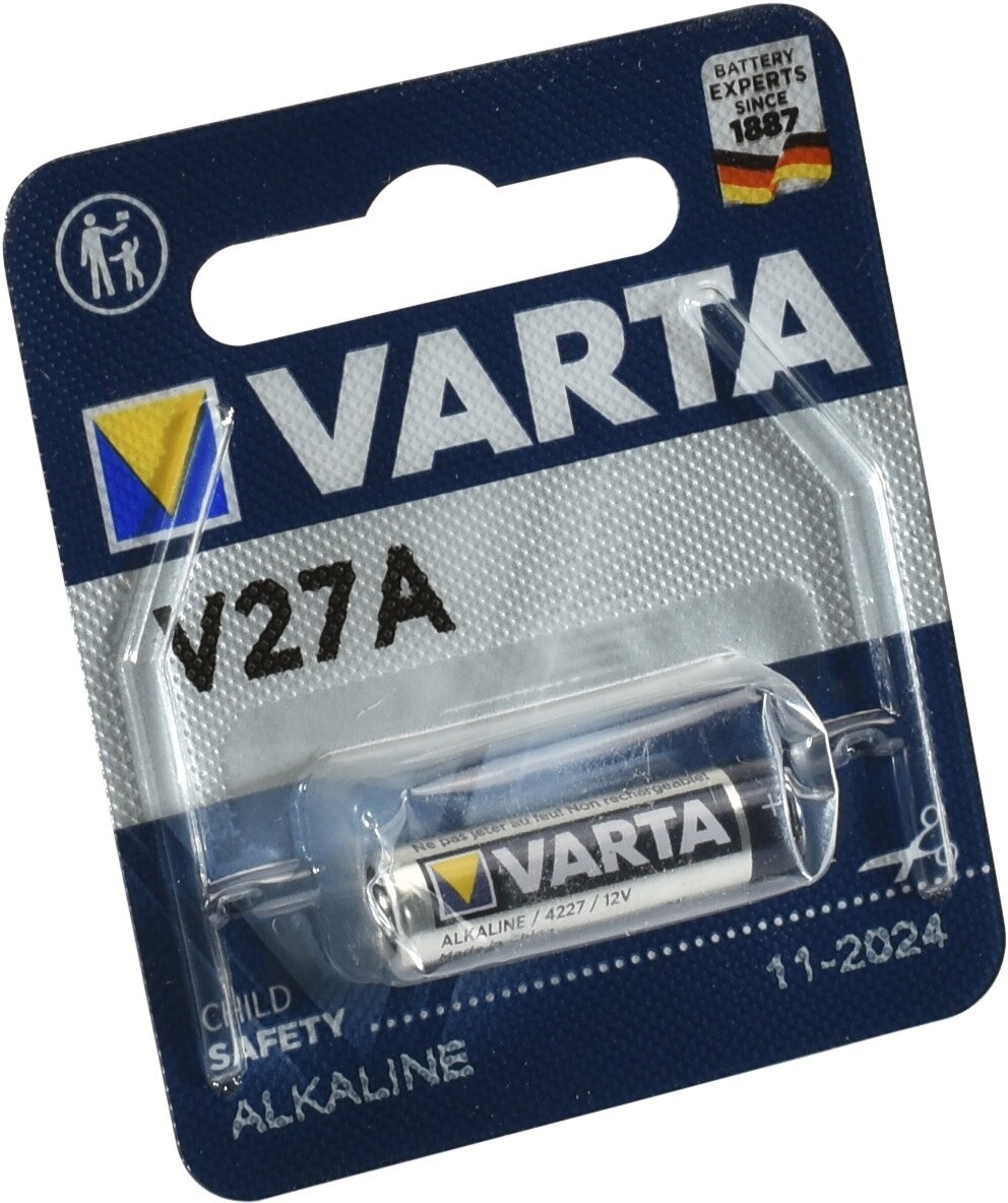 Батарейка Varta V 27 A Bli 1 Alkaline (4227101401) - фото №6