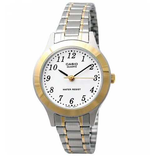 Наручные часы CASIO, золотой, серебряный наручные часы casio серебряный золотой