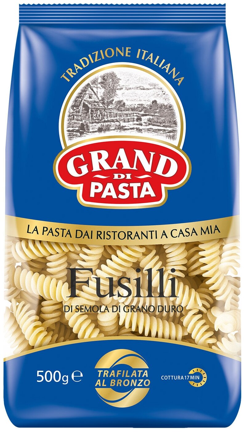 FUSILLI (Фузилли) (новая GP) группа А в/с 0,5 "GRAND di PASTA"