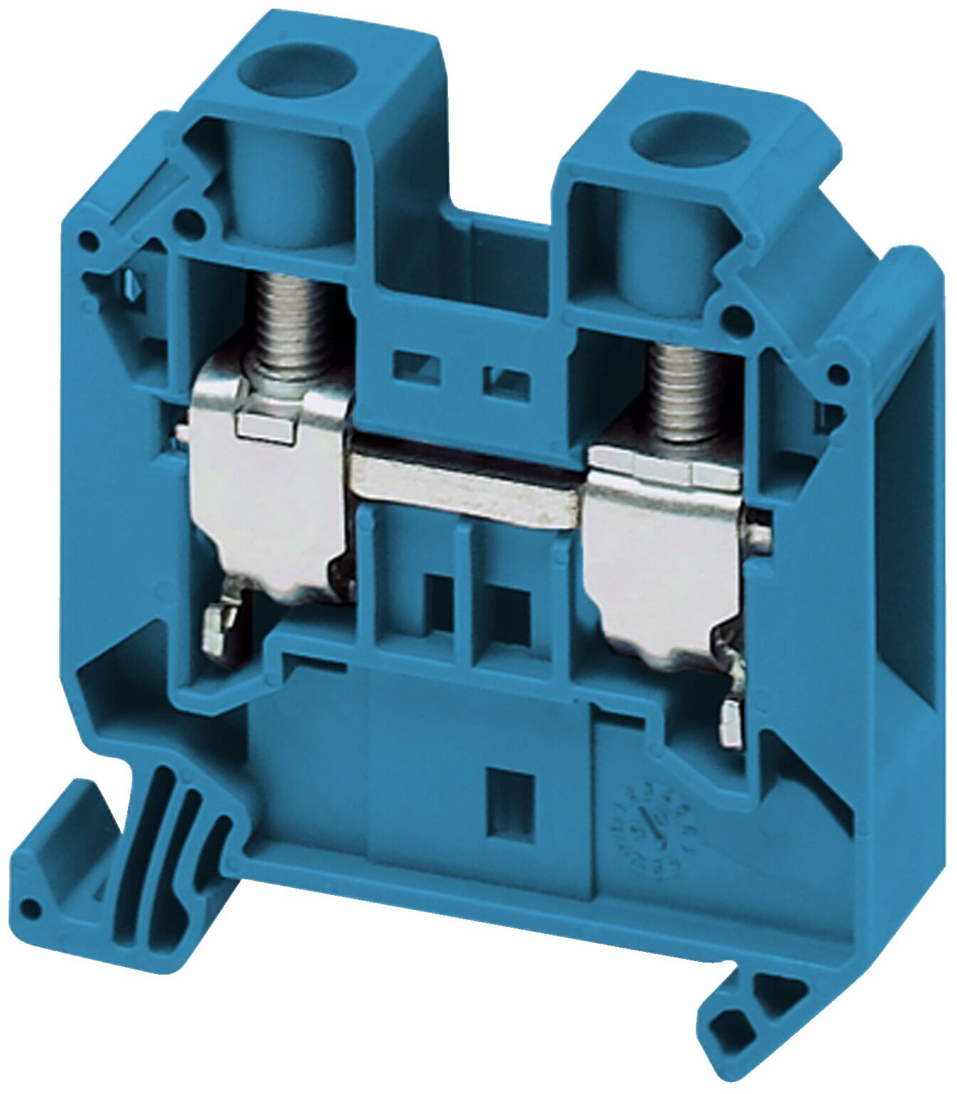 Клеммник винтовой проходной 16мм.кв 2 точки подключения Schneider Electric NSYTRV162BL