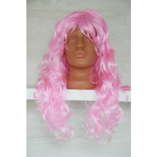 Парик карнавальный кудрявый длинный розовый парик карнавальный кудрявый длинный розовый