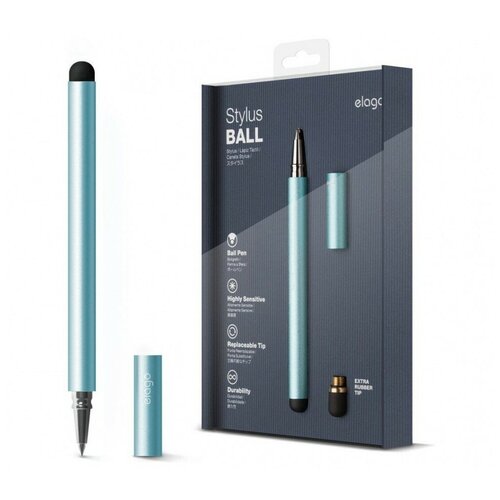 Стилус Elago Stylus Ball, цвет Голубой (EL-STY-BALL-CBL)