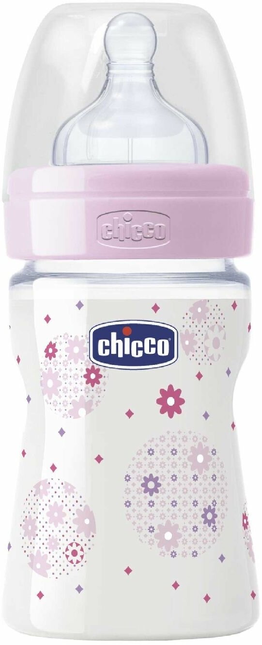 Бутылочка Chicco Wellbeing с 0 мес. с силиконовой соской, РР, 150 мл - фото №7
