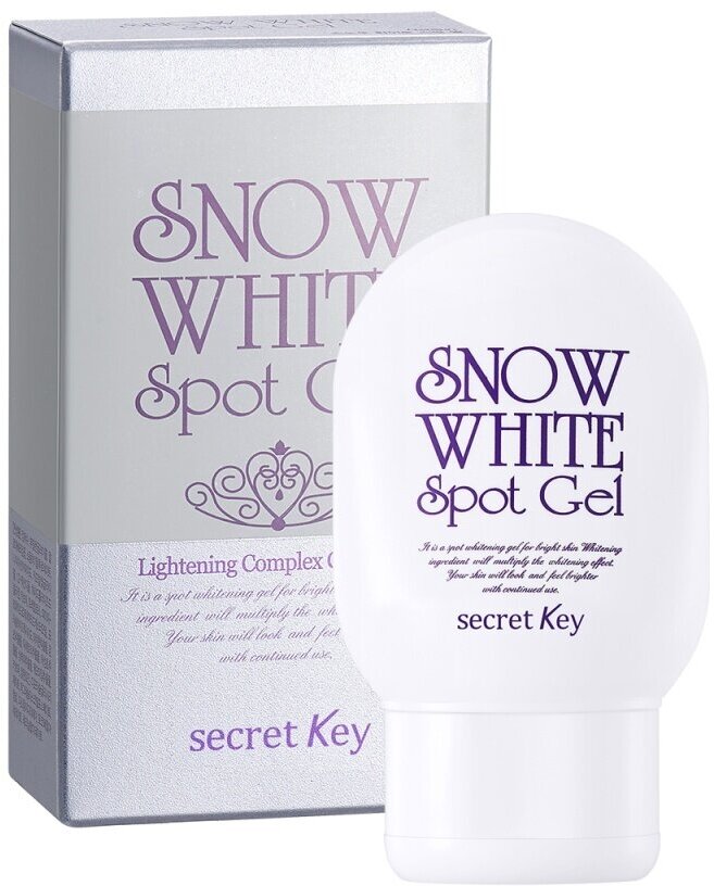 Secret Key SNOW WHITE Spot Gel Универсальный осветляющий гель для лица и тела 65г
