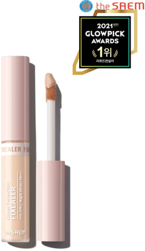 Консилер The Saem Cover Perfection Fixealer 01 Clear Beige - фото №5