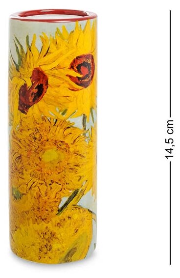 Подсвечник Sunflowers Винсент Ван Гог (Museum Parastone) pr-TC01GO 113-107997 - фотография № 1