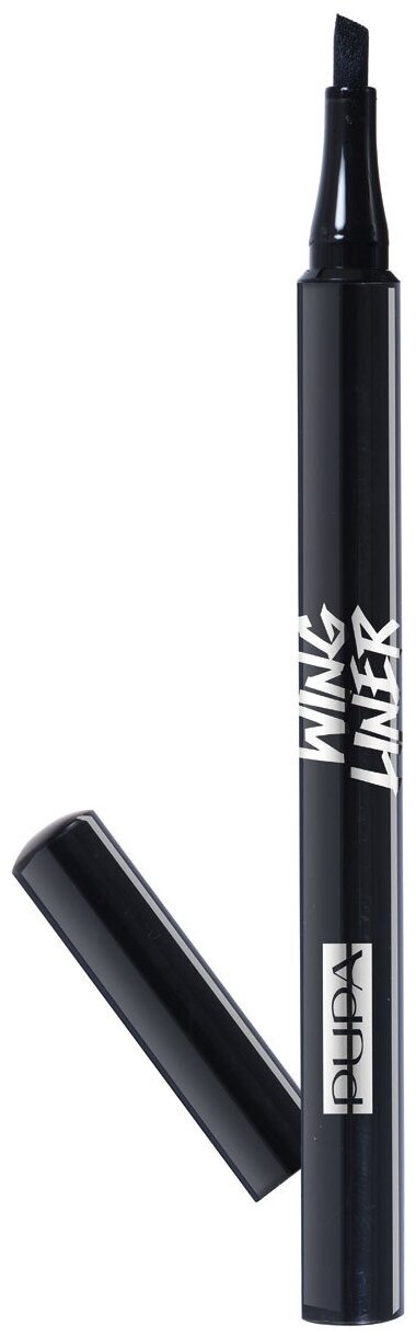 Pupa Подводка-фломастер для глаз Wing Liner, оттенок 001 extra black