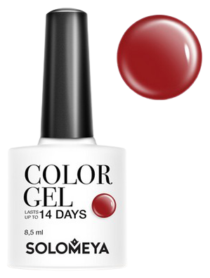 Гель-лак для ногтей Solomeya Color Gel Bordeaux SCG138/Бордо