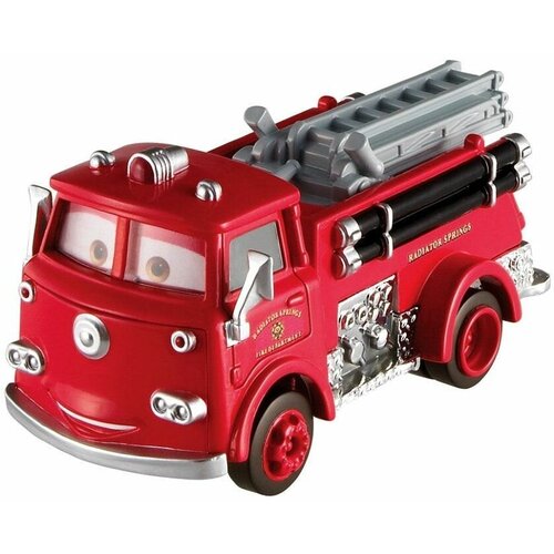 Машинка металлическая пожарная 'Red', из серии 'Тачки-2 - Делюкс', Mattel V2846/Y0547