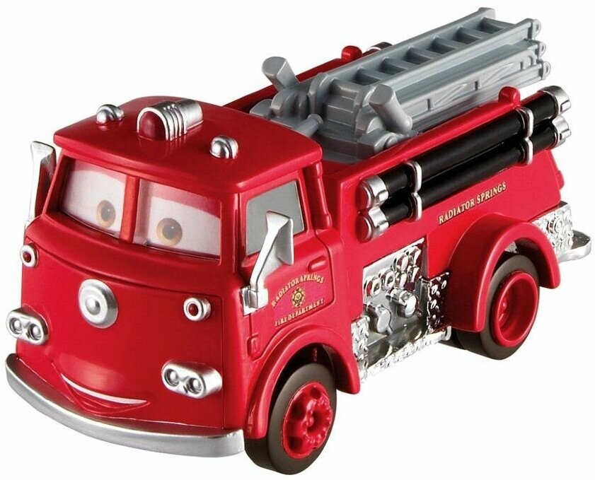 Машинка металлическая пожарная 'Red', из серии 'Тачки-2 - Делюкс', Mattel V2846/Y0547