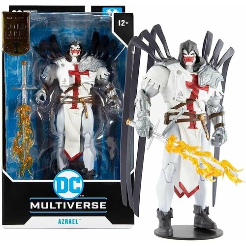 Подвижная фигурка Азраил в костюме печали McFarlane Toys DC Multiverse Azrael Suit of Sorrows (Gold Label) фигурка mcfarlane toys borderlands 3 psycho