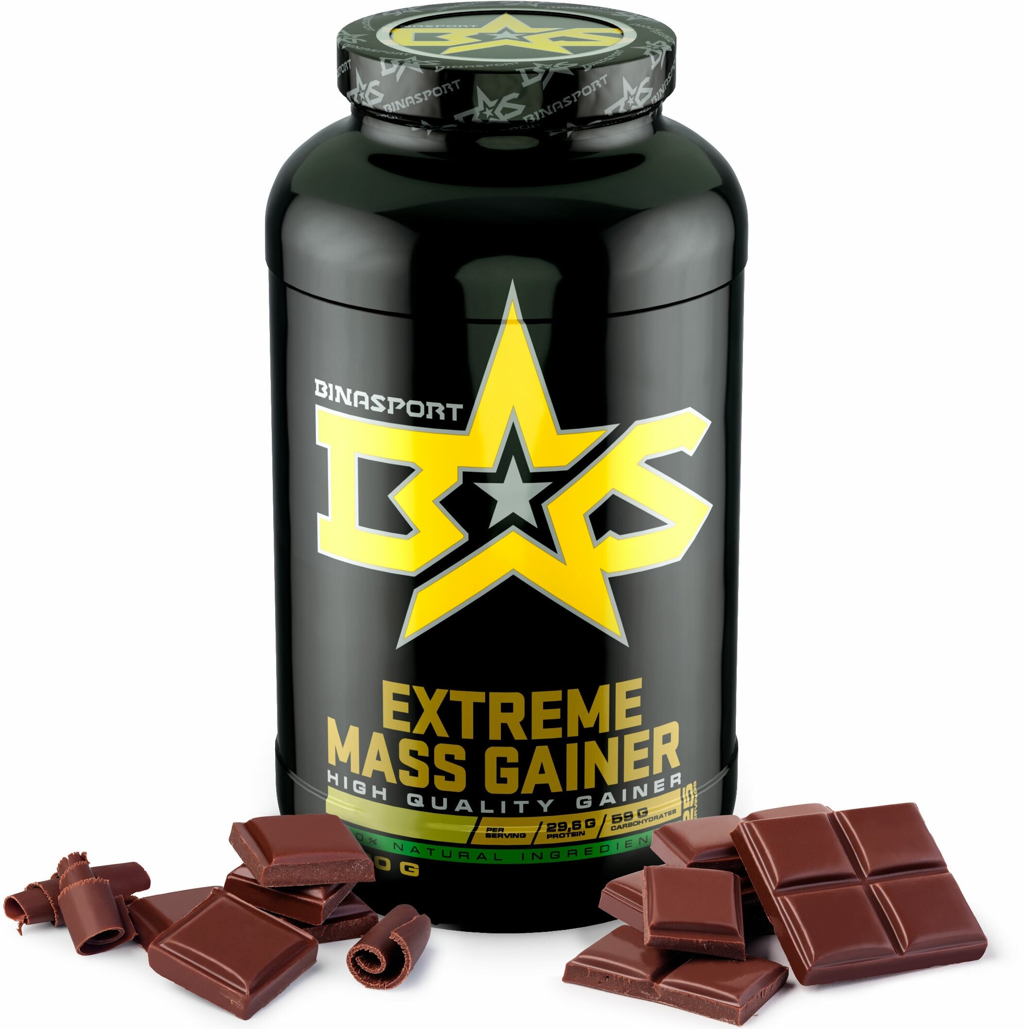 Гейнер Binasport Экстрим Масс "EXTREME MASS GAINER" 1500 г со вкусом шоколада