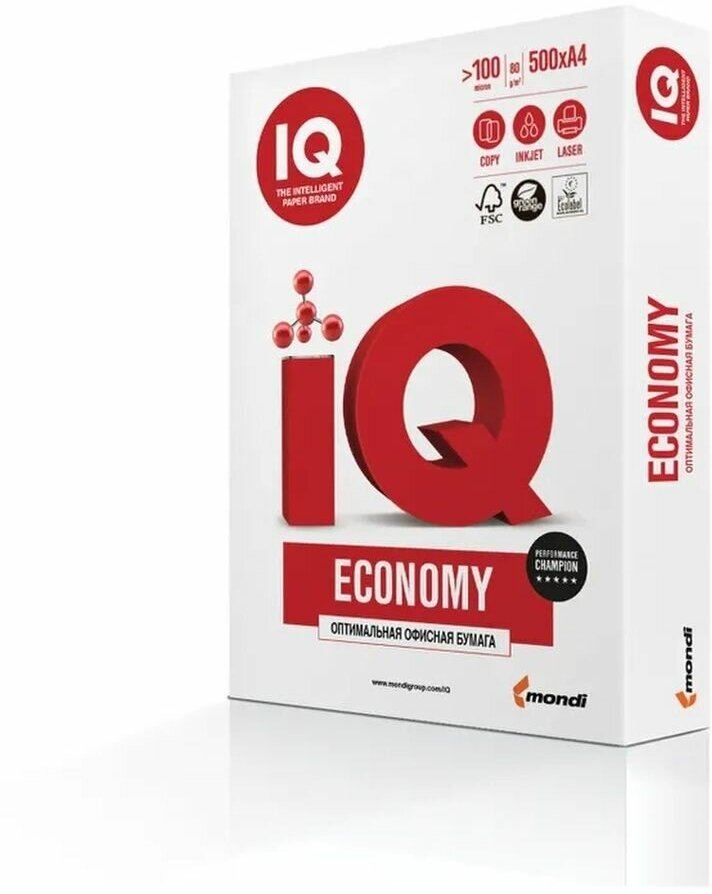 Бумага а4 для офиса IQ Economy 500 л.