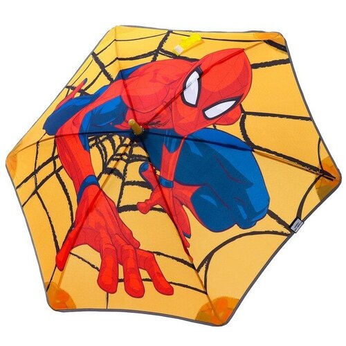 Зонт детский. Человек паук, оранжевый, 6 спиц d=90 см 9373302