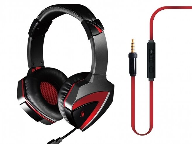 Гарнитура A4Tech Bloody G500 Black Red