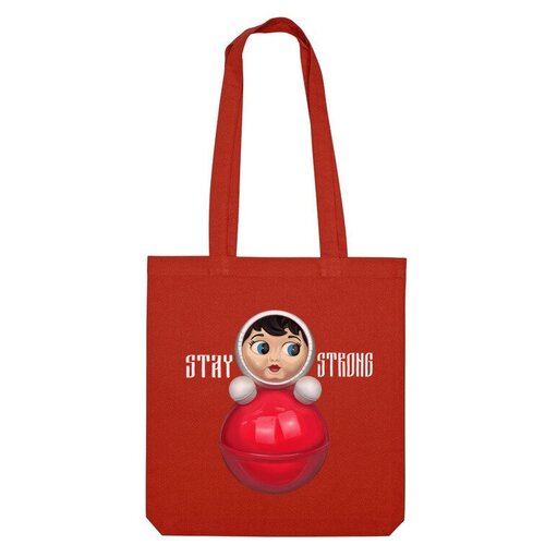 фото Сумка шоппер us basic, красный