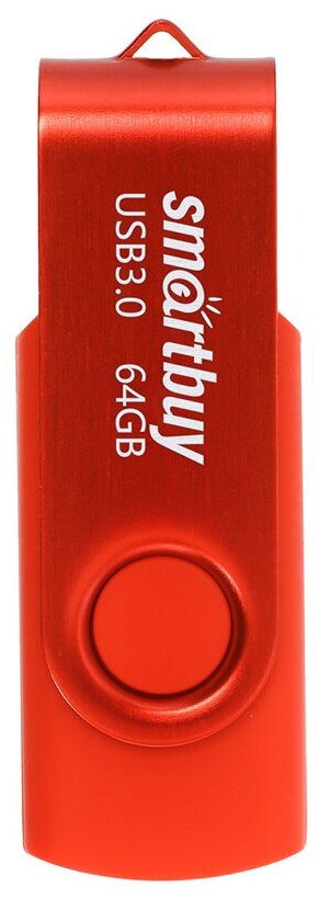 Память Smart Buy "Twist" 64GB, USB 3.0 Flash Drive, красный - 2 шт.