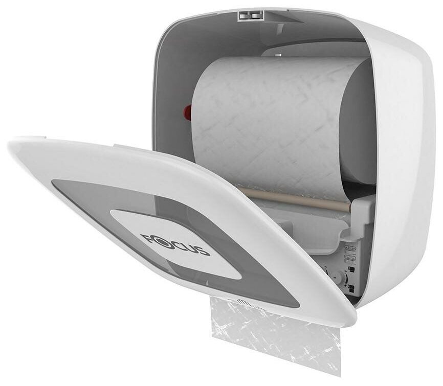 Диспенсер сенсорный Focus для бумажных полотенец, бат белый 8077061 - фотография № 2