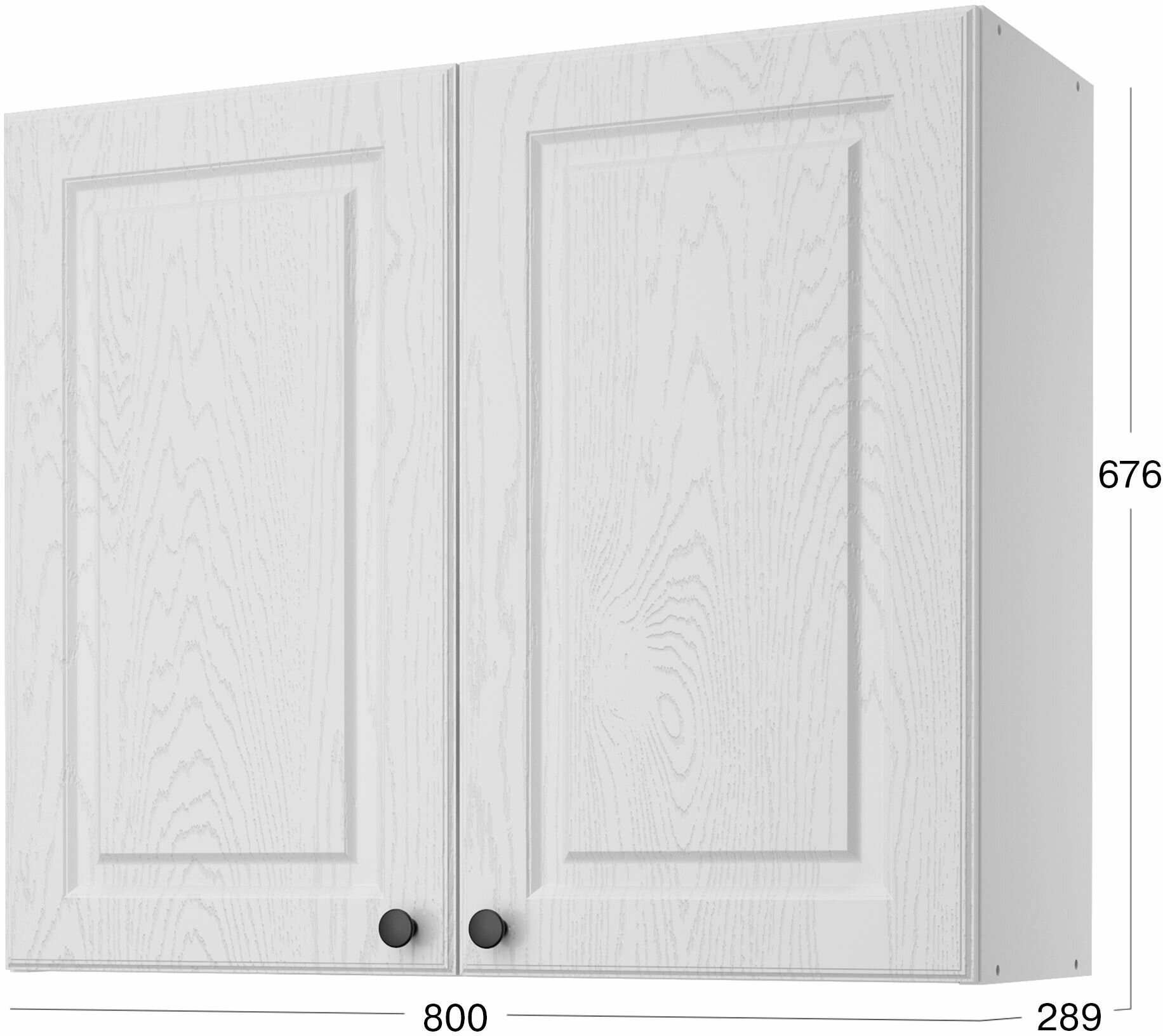 Кухонный модуль навесной шкаф Beneli гатьен, Белый, 80х28,9х67,6см, 1шт.