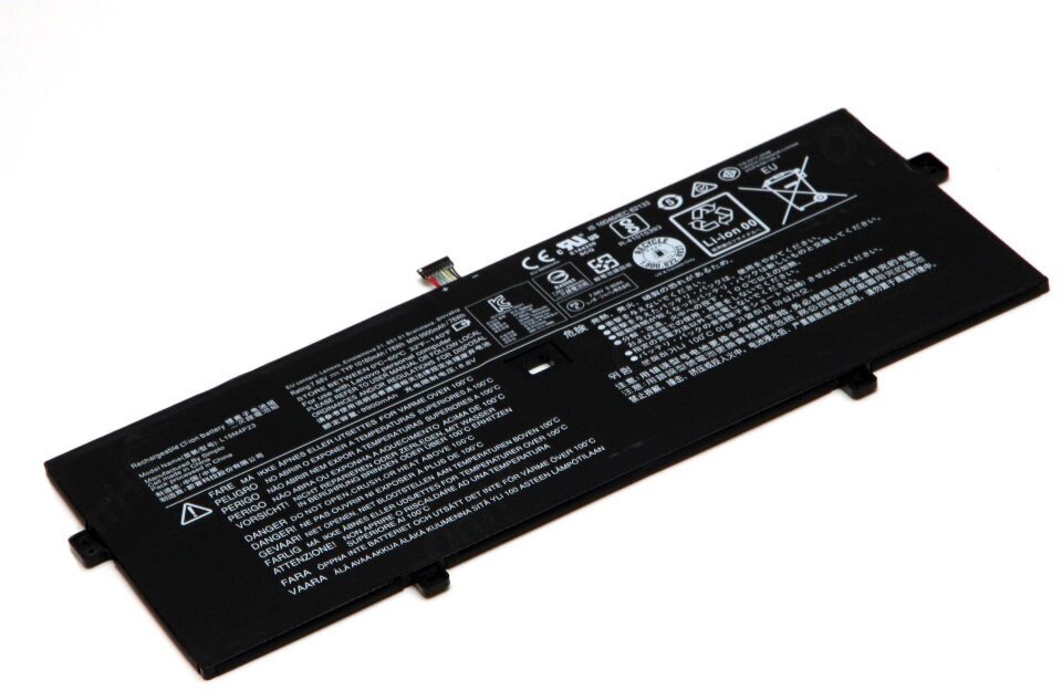 Аккумулятор L15M4P23 для ноутбука Lenovo Yoga 910-13IKB 7.68V 78Wh (10160mAh) черный