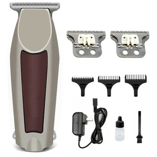 Триммер триммер для бороды и усов триммер аккумуляторный стрижка бороды 5 насадок в комплекте нержавеющая сталь 174000₽