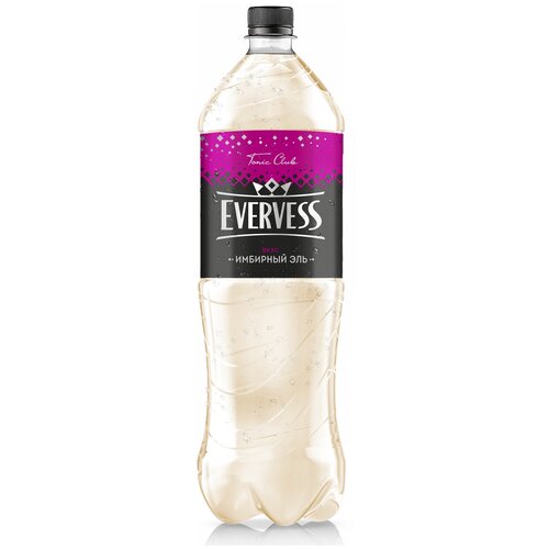 Газированный напиток Evervess Имбирный эль, 1 л, пластиковая бутылка, 12 шт.