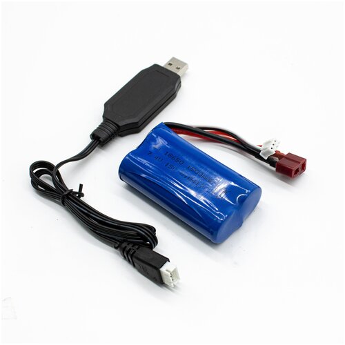 Аккумулятор li-ion 7.4 V 1500 mAh с зарядным устройством в комплекте