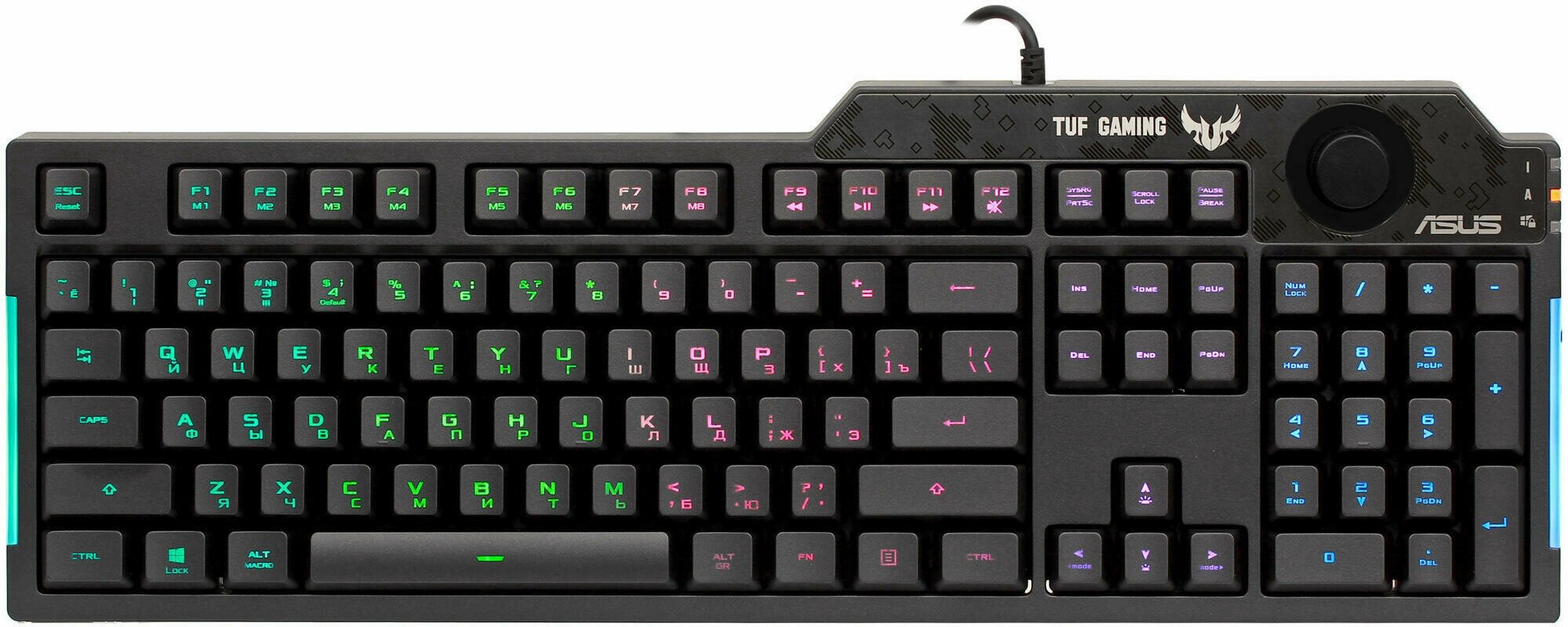 Игровая клавиатура ASUS TUF Gaming K1 Black USB