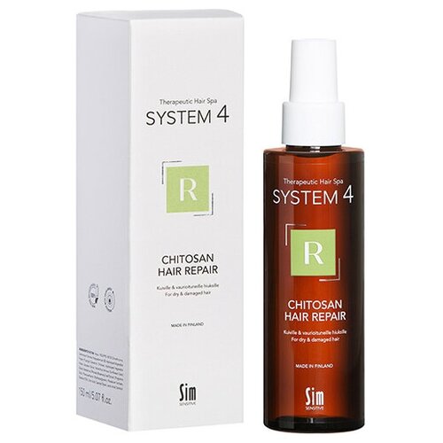 sim sensitive system 4 спрей терапевтический chitosan hair repair r 50 г 50 мл спрей Sim Sensitive System 4 Терапевтический спрей R для восстановления структуры волос по всей длине 150 мл