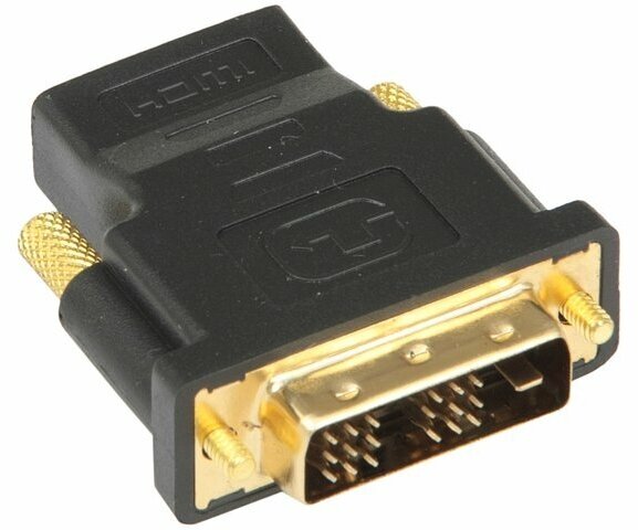 Переходник Gembird Переходник DVI<->HDMI(F) Gembird A-HDMI-DVI-2