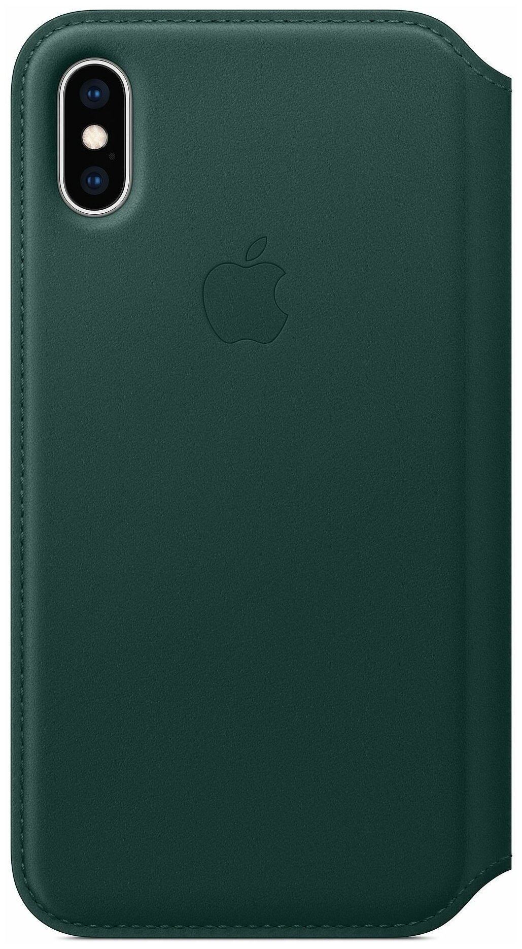 Чехол-книжка Apple Leather Folio iPhone XS Forest Green (Зелёный лес) MRWY2ZM/A