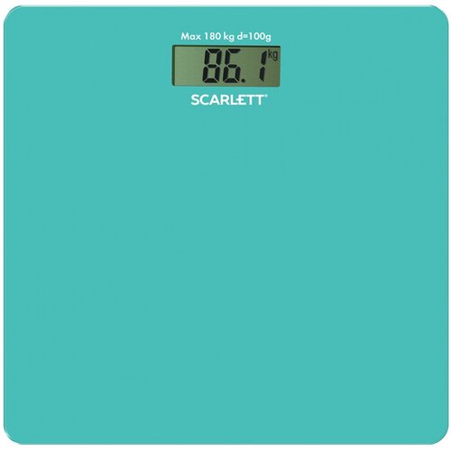 Весы электронные Scarlett SC-BS33E035, голубой напольные весы acme смарт весы sc 103